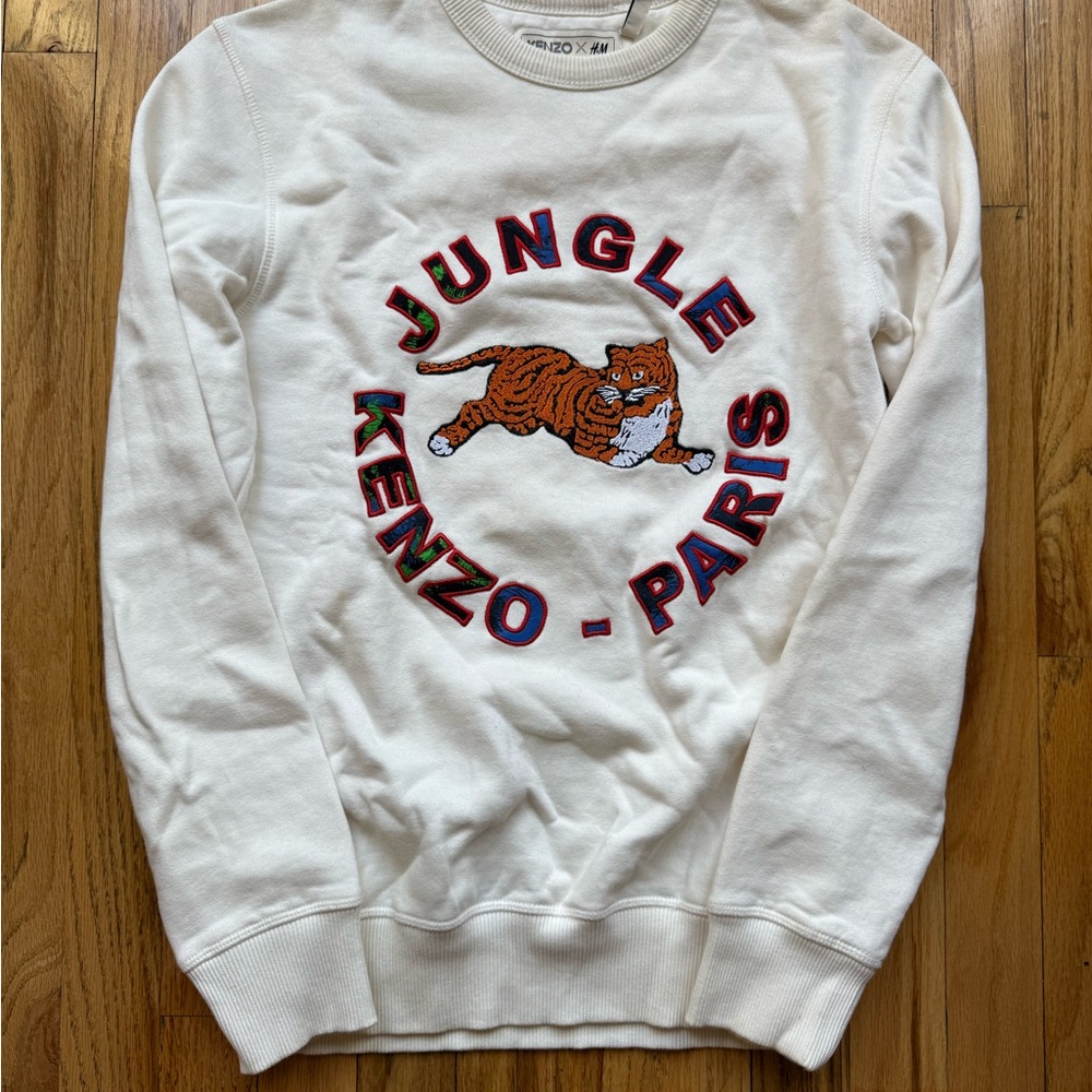 Kenzo x H&M Men's White Sweater